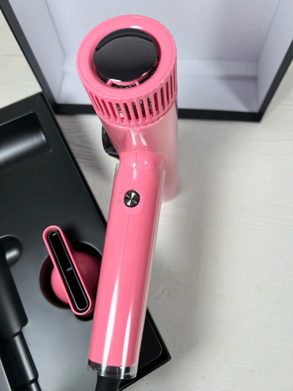 Pink Ionic High Speed Brushless Motor Hair Dryer With Diffuser